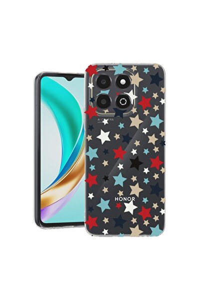 bestcase Husa pentru Honor X6b, BestCase¬Æ Clear Silicon 2MM, Stars, Antisoc,...