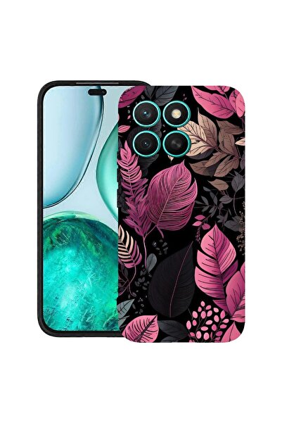 bestcase ¬Æ Husa TPU Ultra Slim Compatibil cu Honor X6c, cu Design Rose Feath...