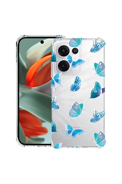 bestcase ¬Æ Husa compatibila OPPO Reno13 F 5G, Anti Shock 1.5MM, Butterfly Pa...