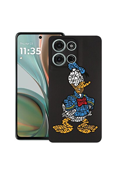 bestcase ¬Æ Husa pentru Motorola Moto G75, Calligraphy Donald, Slim Silicon 0...