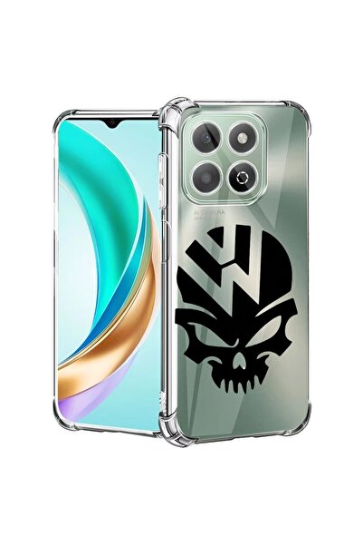 bestcase Съвместим калъф за Honor X8C, Удароустойчив 1.5ММ, VW Череп, Защита ...