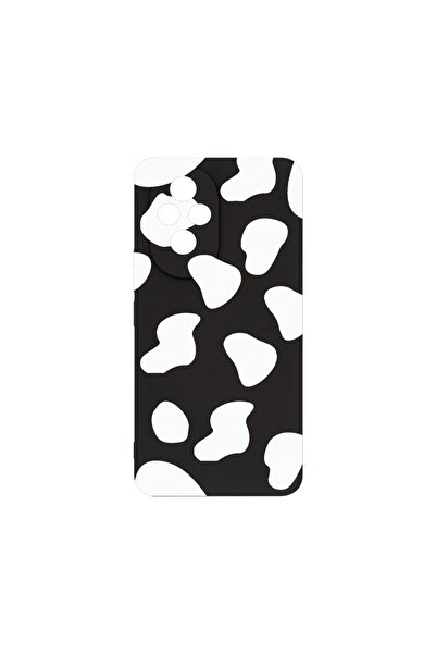 bestcase Θήκη Σιλικόνης Premium, Συμβατή με Honor 200, Μαύρο Σχέδιο Αγελάδας,...