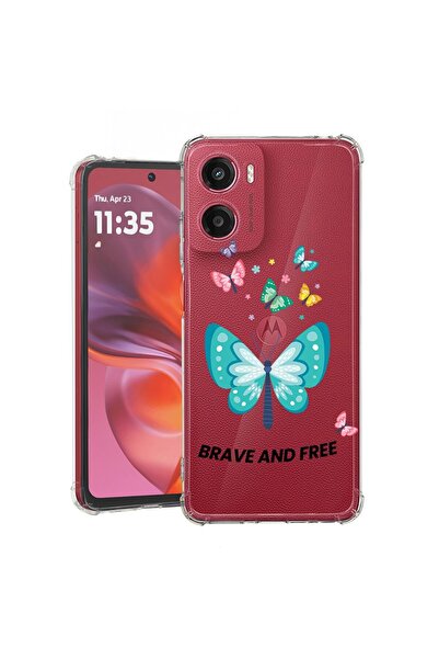 bestcase Θήκη για Motorola Moto G05, Αντικραδασμική 1.5MM, Πεταλούδες, Προστα...