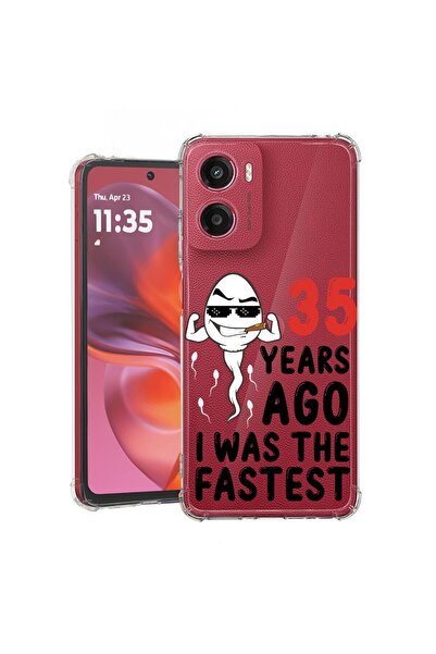 bestcase ¬Æ Case for Motorola Moto E15, Anti Shock 1.5MM, 35 Years ago I Was ...