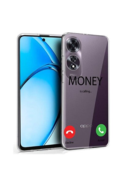 bestcase Husă pentru OPPO A60 4G, Silicon transparent 2MM, Money Is Calling, ...