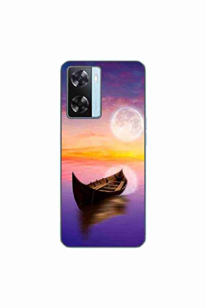 OEM Husa compatibila cu Oppo A57s Silicon Gel Tpu Model Moonlit Serenity