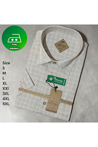 ALMİNA Classic Cut Single Pocket Cotton Shirt