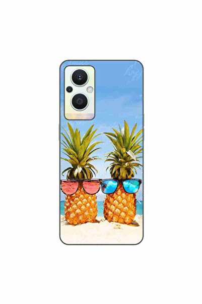 OEM Husa compatibila cu Oppo Reno7 Lite Silicon Gel Tpu Model Beach Pinneaples