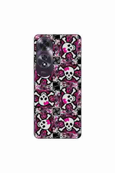 OEM Husa compatibila cu Oppo A60 4G Silicon Gel Tpu Model Pop Art Skeleton