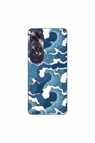 OEM Husa compatibila cu Oppo A60 4G Silicon Gel Tpu Model Crazy Waves