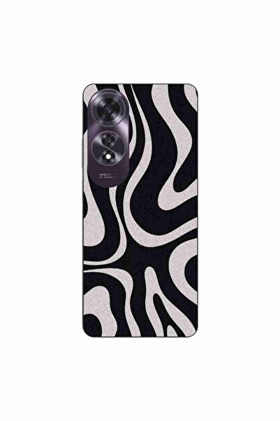 OEM Husa compatibila cu Oppo A60 4G Silicon Gel Tpu Model Monochrome Hypnotic