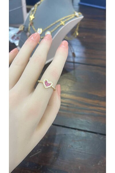 FASHİON JEWELRY خاتم نجمة زركون ذهبي وفضي