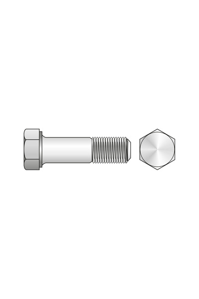 SCHAEFER Surub Cap Hexagonal Partial Filetat 931 Inox A2-M22 X 100