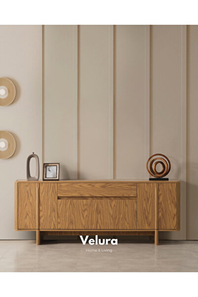 Velura Home & Living Eylül Konsol - Naturel (Ayna Hariç)