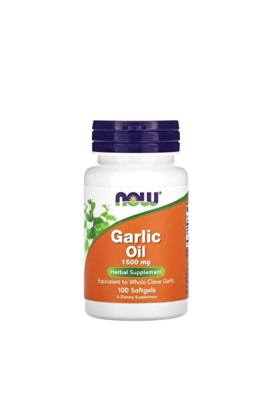 Now Foods Garlic Oil 1500mg 100 capsule moi -