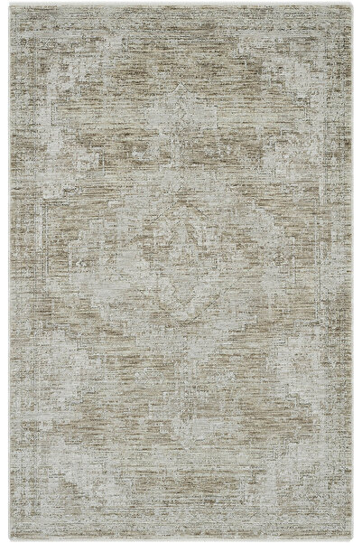 Cool Halı Prime Kahve Bej 200x300 6 M2 Otantik Vintage Eskitme Etnik Büyük Ot...