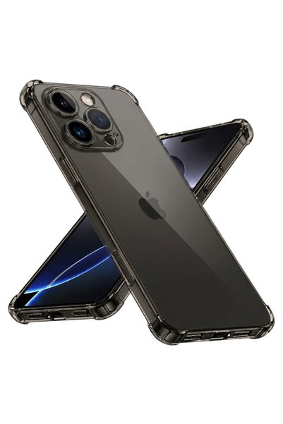 Evolium Husa Telefon pentru iPhone 16 Pro Max, Anti-Soc, Transparenta, Silico...