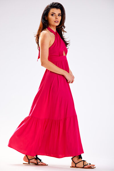 Awama Rochie dama, awama, Viscoza, A583 - Fuchsia -, S INTL