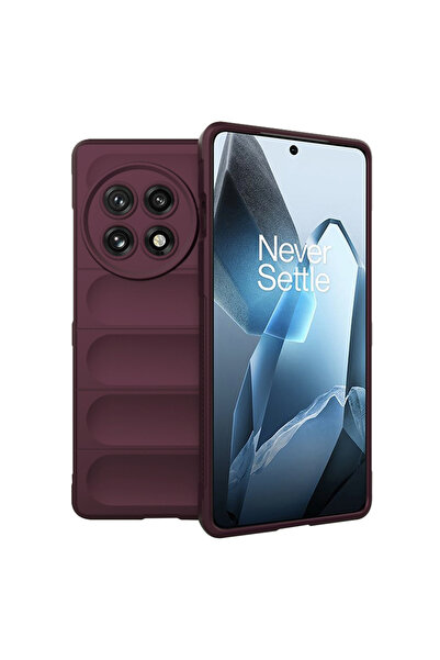 Techsuit Husa pentru OnePlus 13, Magic Shield, protectie antisoc, bordo