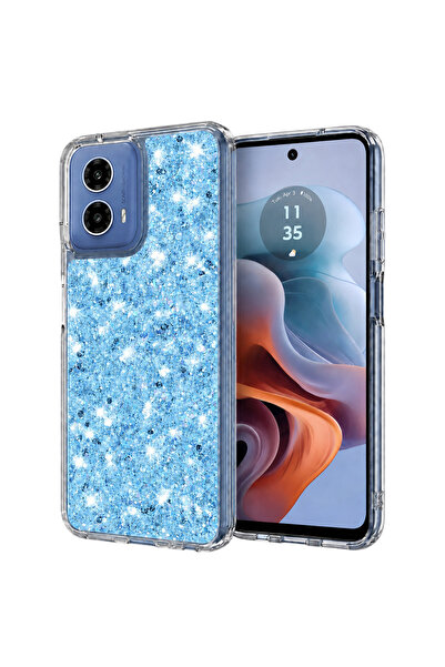 Techsuit Husa pentru Motorola Moto G34 / Motorola Moto G45, Sparkly Glitter, ...