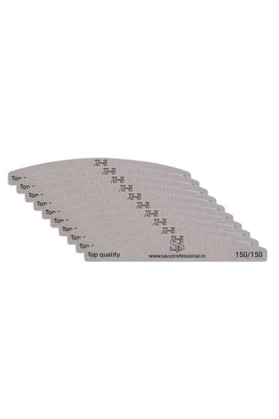 OEM Set de pile de unghii Savyprofessional, Semiluna, Granulație 150/150, 10 ...