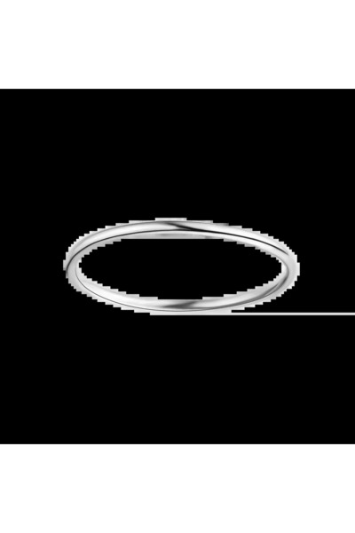 Lisa&Co. Inel Argint Simple Ring 54 mm / Argint placat cu rodiu