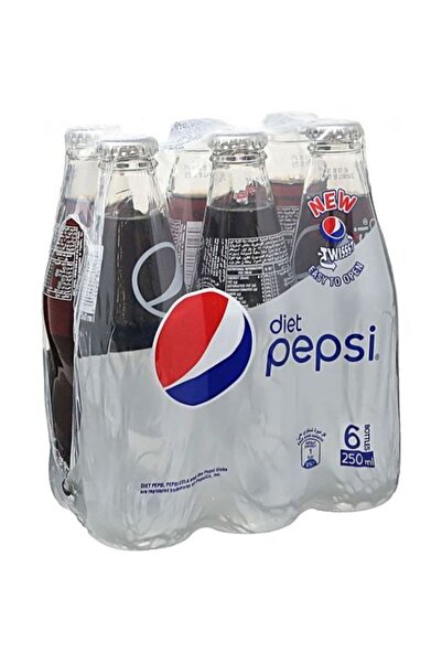 Pepsi Diet Carbonated Soda NRB Bottle 250ml
