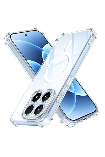 Techsuit Θήκη για Xiaomi 17, Αντικραδασμική Διαφανής Σιλικόνης MagSafe, αντικ...