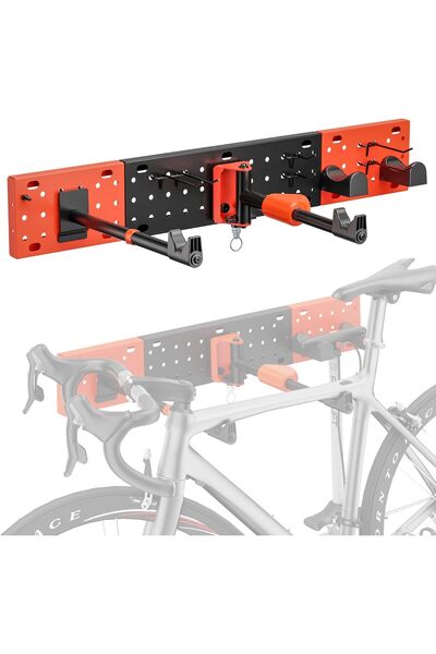 Mimoke Suport de perete pentru bicicletă, reglabil vertical și orizontal - ca...