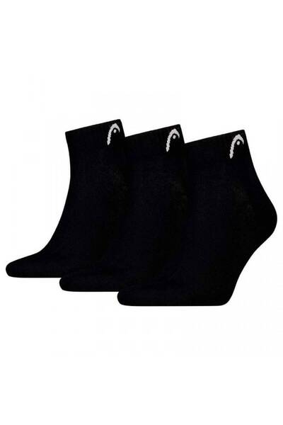 OEMS Head All Sports Quarter Black 3 Pairs