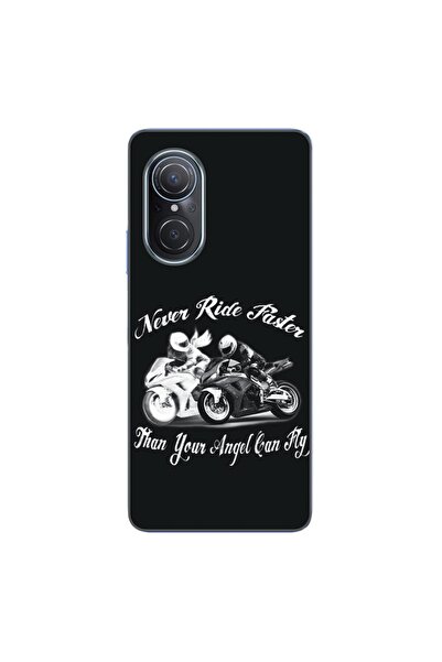 OEM Θήκη συμβατή με Huawei Nova 9 SE Σιλικόνης Gel TPU με σχέδιο  "Never Ride...