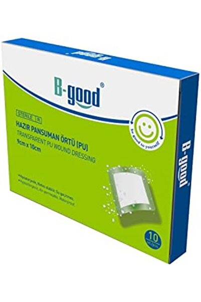 Yıldızan Bgm Shop B-Good Transparent Ready-Made Dressing 9cm X 10cm Pack of 1...
