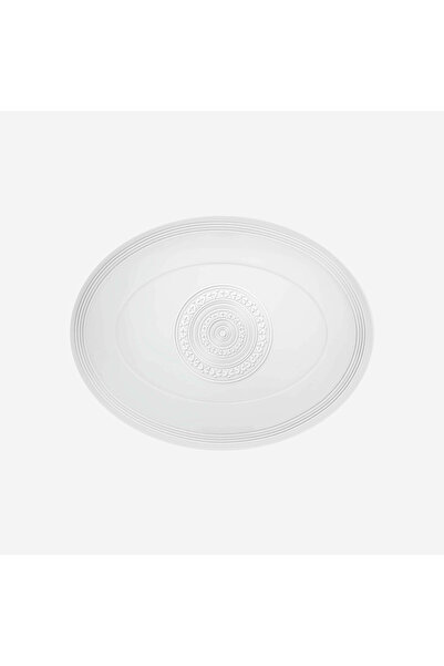 Vista Alegre Ornament by Sam Baron White Porcelain Serving Plate 35 cm