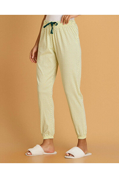 REDTAG Women Yellow Printed Pyjama Bottoms