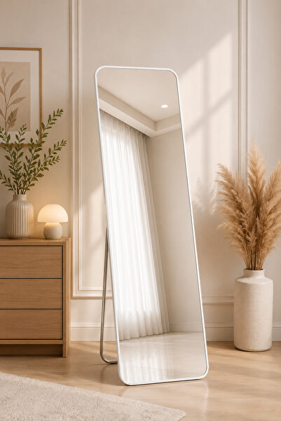 N.zone Modern Luxury Design Long Floor Mirror – 147X36Cm Stylish and Contempo...