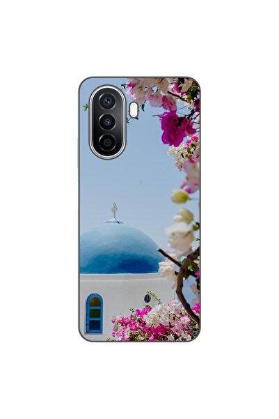 OEM Θήκη συμβατή με Huawei Nova Y70 Σιλικόνης Τζελ TPU Μοντέλο Ελλάδα Σαντορίνη