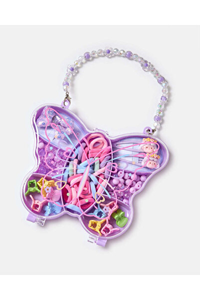 REDTAG Girls Assorted Hair Accessories Butterfly Gift Box