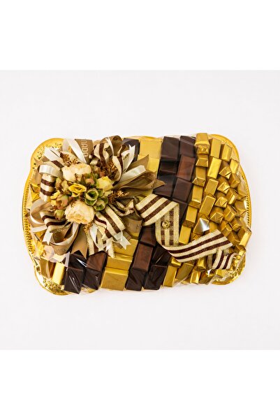 GENRAL Luxury Chocolate Assortment Coated with Gold and Brown Colors