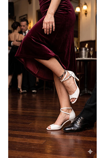 Lo Mejor Shoes أحذية رقص بيوايزين بطول كعب 6.5 سم للرقص والتانجو وفساتين السهرة