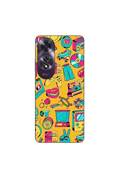 OEM Husa compatibila cu Oppo A60 4G Silicon Gel Tpu Model Pop Art Vintage