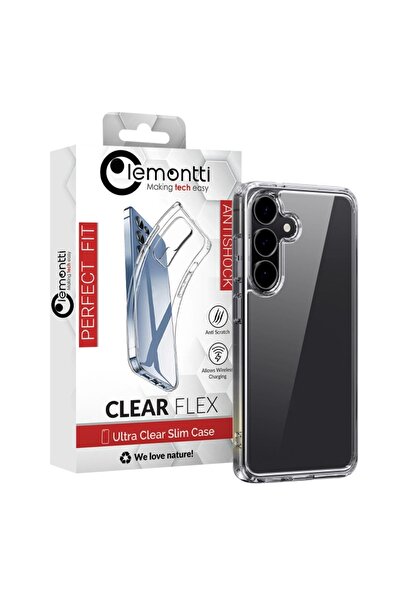 lemontti Θήκη σιλικόνης Samsung Galaxy S25 Plus Διάφανη