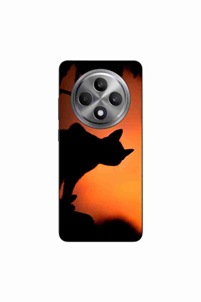 OEM Husa compatibila cu Oppo Reno12 FS Silicon Gel Tpu Model Halloween Pisica...