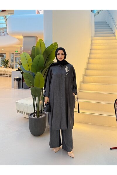 Şeker Portakalım Pocket Embroidered Tencel Set