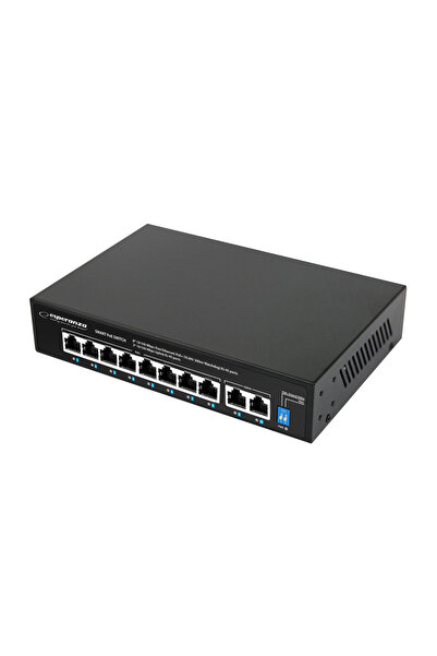 ESPERANZA SWITCH POE cu 10 porturi 10/100 96W SPOTTER