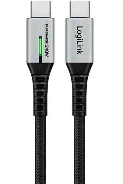LogiLink CU0443 Cablu USB 3.2 Gen2x2 tip C M la M 20 Gbps 240W 4K LED carcasă...