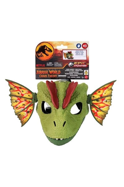 Mattel Games Jurassic World Mască de dinozaur Dilophosaurus