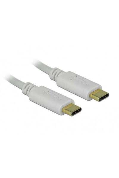 DELOCK Cablu de încărcare USB Type-C 15 cm PD 100 W alb