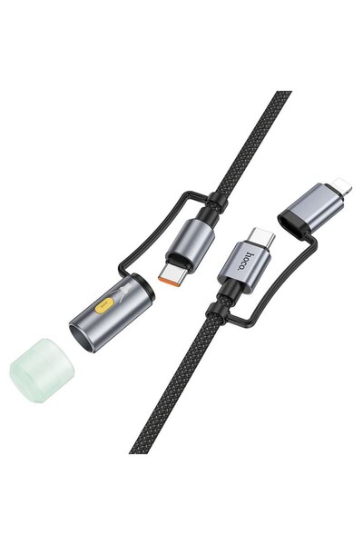 hoco. Cablu USB Hoco USB-C - Lightning 1.2 m Negru