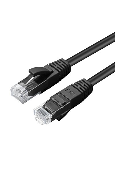 MicroConnect CAT6A UTP 0.15m Negru LSZH