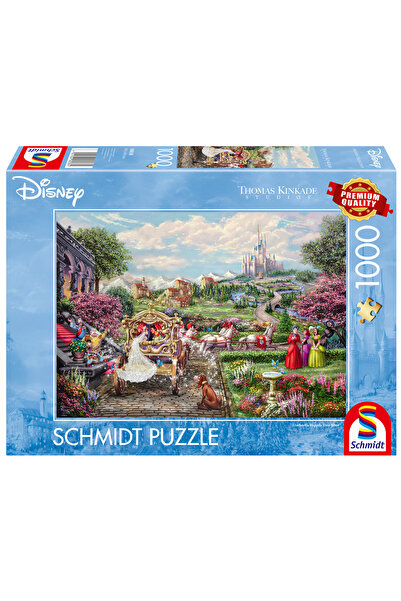Schmidt Puzzle PQ 1000 Thomas Kinkade Kopciuszek Disney G3